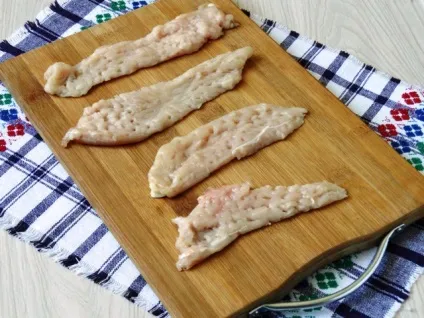 Рулетики з кабачків з курячими м'ясом рецепт з фото