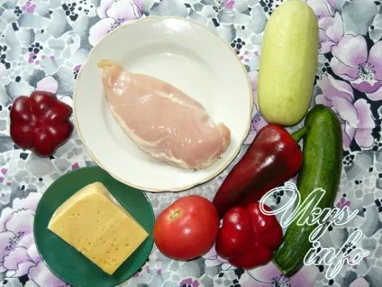 Рулетики з кабачків з куркою рецепт з фото (філе) Рулетики з кабачків з куркою рецепт з фото