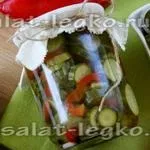 Салат з огірків і кабачків на зиму рецепт з фото (цукровий пісок) Салат з огірків і кабачків на зиму рецепт з фото