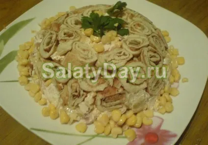Салат з пекінською капустою і кукурудзою - просте і легке блюдо рецепт з фото і відео (кукурудзою) Салат з пекінською капустою і кукурудзою - просте і легке блюдо рецепт з фото і відео