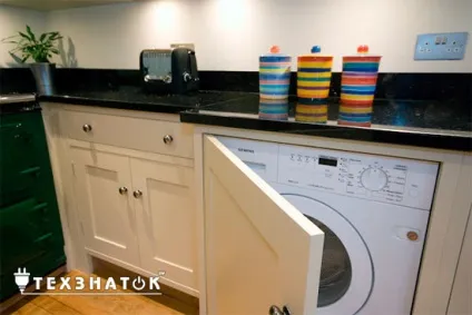Пральна машина на кухні як і де встановити (кухні) Пральна машина на кухні як і де встановити