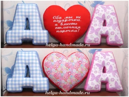 Серце-подушка з індивідуальної вишивкою своїми руками (своїми) Серце-подушка з індивідуальної вишивкою своїми руками
