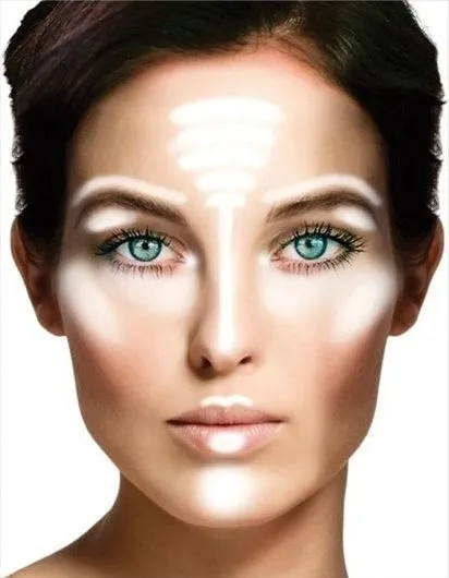 Шиммер і хайлайтер для особи (хайлайтер для особи beauty-рада цікаве) Шиммер і хайлайтер для особи