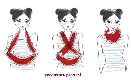 Шарф-снуд - як зав'язувати і носити комір (шарф-снуд) Шарф-снуд - як зав'язувати і носити комір
