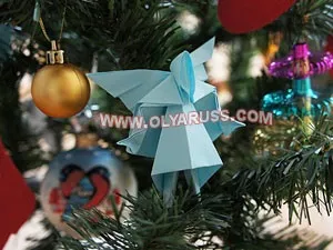 Казкова фея орігамі, новорічні вироби з паперу (казкова) Казкова фея орігамі, новорічні вироби з паперу