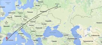 Скільки летіти до Майорки з москви і Харків (москви) Скільки летіти до Майорки з москви і Харків