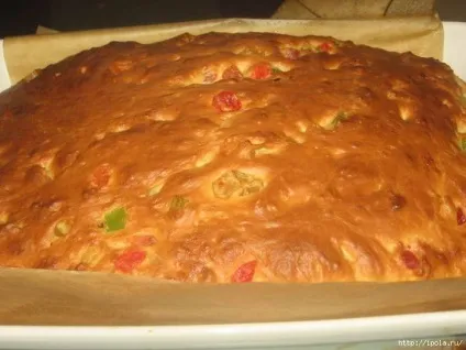 Солодкий вершковий пиріг з цукатами