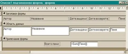 Створення форм з підлеглою формою - студопедія (безкоштовно) Створення форм з підлеглою формою - студопедія