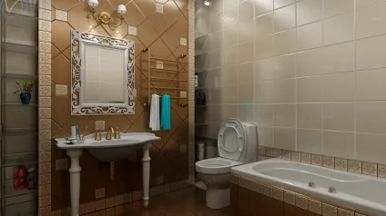 Суміщений санвузол дизайн інтер'єру, фото добірка (фото) Суміщений санвузол дизайн інтер'єру, фото добірка