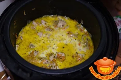 Спагеті з куркою в мультиварці - фото рецепт приготування (куркою) Спагеті з куркою в мультиварці - фото рецепт приготування