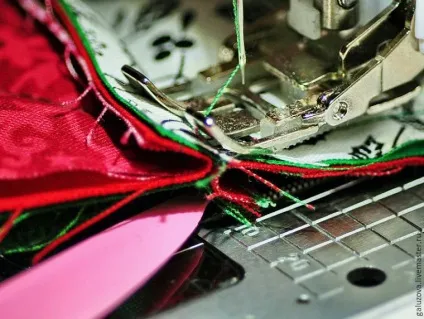 Створюємо клаптевий плед «новорічний» в техніці rag quilt - ярмарок майстрів - ручна робота, handmade