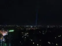 Стало відомо, що за промені світла Черкассици бачать в небі щовечора (фото), СВіК-тв Черкассискіе