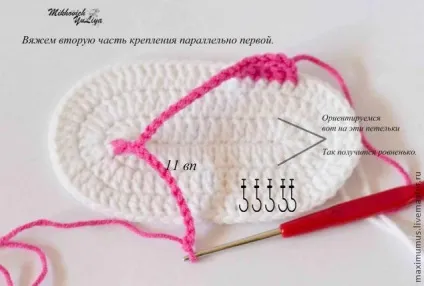 Стильні пінетки від кутюр) для малятка - ярмарок майстрів - ручна робота, handmade (петля якої вив'язувати скругление) Стильні пінетки від кутюр) для малятка - ярмарок майстрів - ручна робота, handmade
