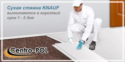 Суха стяжка підлоги - ціна за м2 і скільки коштують матеріали (суха) Суха стяжка підлоги - ціна за м2 і скільки коштують матеріали