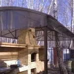 Будуємо своїми руками навіс над мангалом з витяжкою на дачі (витяжкою) Будуємо своїми руками навіс над мангалом з витяжкою на дачі