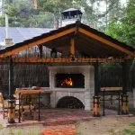 Будуємо своїми руками навіс над мангалом з витяжкою на дачі (дачі) Будуємо своїми руками навіс над мангалом з витяжкою на дачі
