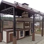 Будуємо своїми руками навіс над мангалом з витяжкою на дачі (дачі) Будуємо своїми руками навіс над мангалом з витяжкою на дачі