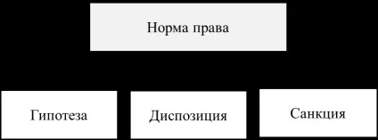 Структура норми права