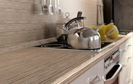 Стільниці для кухні з мдф фото, ламіновані, розміри, скло, як вибрати, відео (стільниці для кухні з мдф) Стільниці для кухні з мдф фото, ламіновані, розміри, скло, як вибрати, відео