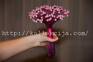 Весільний букет з намистин (клас) Весільний букет з намистин