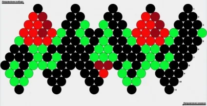 Схеми для обв'язаних намистин 1см (кольоровий) Схеми для обв'язаних намистин 1см