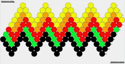 Схеми для обв'язаних намистин 1см (квіточки) Схеми для обв'язаних намистин 1см