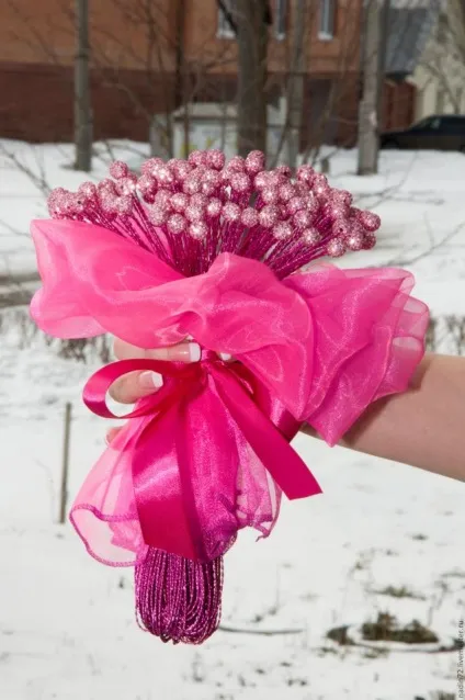 Весільний букет з намистин шамбала - ярмарок майстрів - ручна робота, handmade (шамбала) Весільний букет з намистин шамбала - ярмарок майстрів - ручна робота, handmade