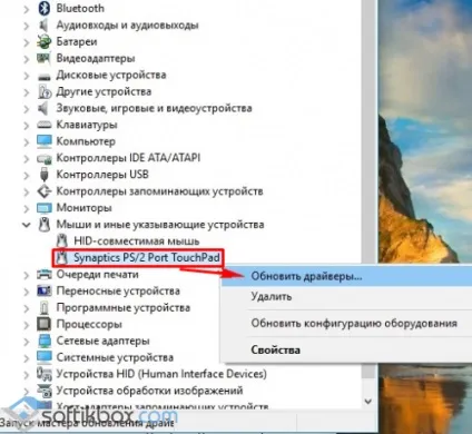 Тачпад на windows 10