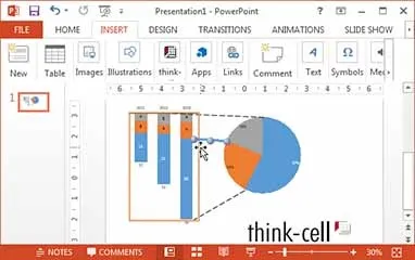 Think-cell як працювати, think-cell для powerpoint