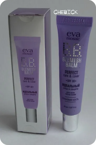 Тональний крем-догляд eva mosaic bb blemish balm perfect care - cover spf30 - відмінний друг на літо