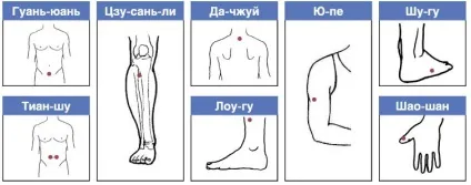 Точки для схуднення на тілі, де вони знаходяться (які допомагають швидко і без особливих зусиль знизити вагу і стримати апетит) Точки для схуднення на тілі, де вони знаходяться