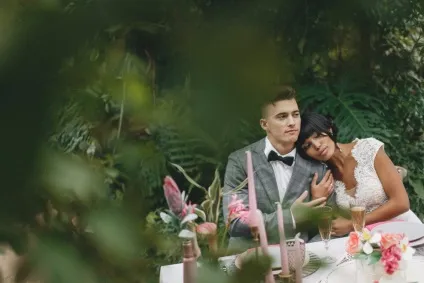 Tropical wedding стилізована фотосесія