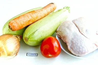 Тушкована курка з овочами - покроковий рецепт з фото як приготувати
