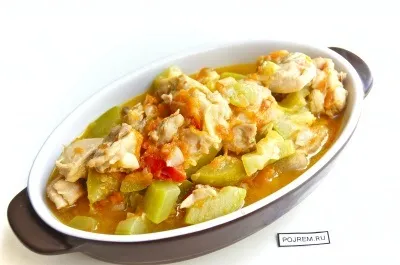 Тушкована курка з овочами - покроковий рецепт з фото як приготувати