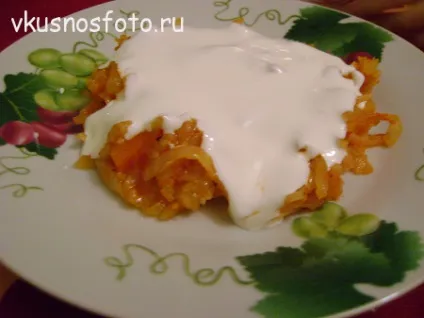 Тушкована капуста з рисом, смачно з фото (покроковий фото рецепт) Тушкована капуста з рисом, смачно з фото