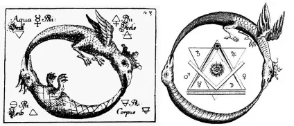 Уроборос - змій, що кусає себе за хвіст, ороборос (ouroboros) Уроборос - змій, що кусає себе за хвіст, ороборос