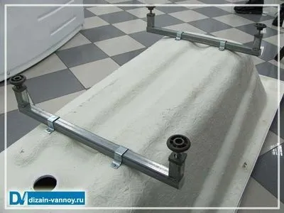 Установка акрилової ванни на ніжках, ванна, туалет (встановити акрилову ванну) Установка акрилової ванни на ніжках, ванна, туалет