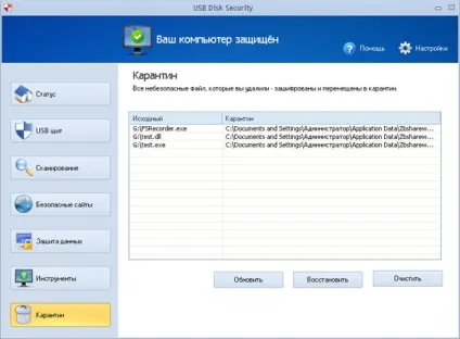 Usb disk security
