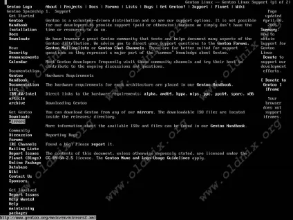 Установка gentoo linux