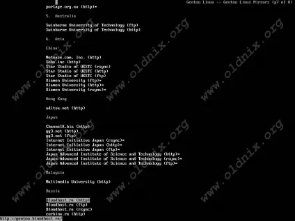 Установка gentoo linux