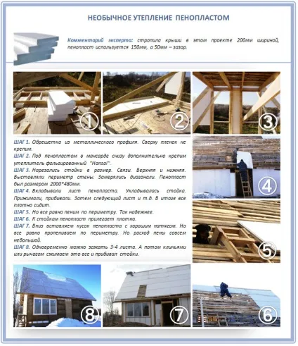 Утеплення даху пінопластом детальний розбір всіх нагальних питань (утеплення даху пінопластом) Утеплення даху пінопластом детальний розбір всіх нагальних питань