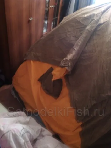 Утеплення і захист від вітру одношарової зимової намети типу - парасолька - саморобки для риболовлі своїми руками (одношарової) Утеплення і захист від вітру одношарової зимової намети типу - парасолька - саморобки для риболовлі своїми руками