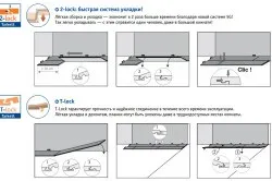Варіанти укладання ламінату пряма, діагональна, шахова