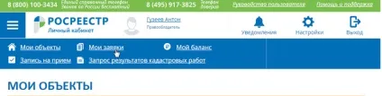Дізнатися в Росреестра статус заяви або запиту онлайн