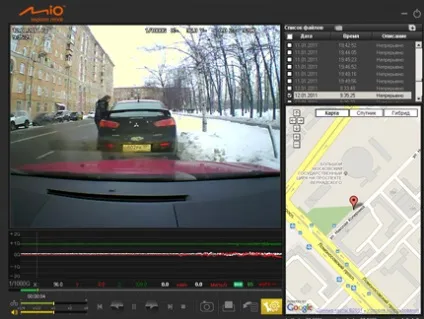 Відеореєстратор з gps від mio