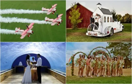 Весілля в незвичайних місцях, kykyryzo (були надійно закріплені) Весілля в незвичайних місцях, kykyryzo