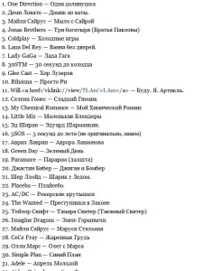 В к видаляє пісні