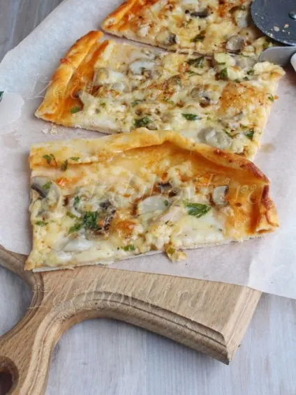 Смачна піца з грибами рецепт з покроковими фото (покроковими) Смачна піца з грибами рецепт з покроковими фото