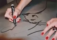 Холодильник з котом від Діани Балашової (холодильник) Холодильник з котом від Діани Балашової