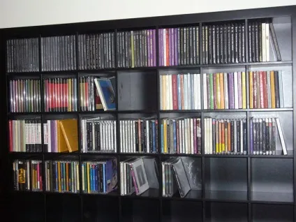 Зберігання cd і dvd дисків будинку